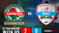 Prediksi Bola Blackburn Rovers Vs Barnsley 31 Desember 2021