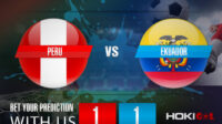 Prediksi Bola Peru Vs Ekuador 2 Januari 2022