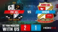 Prediksi Bola Port Vale Vs Swindon 20 Mei 2022