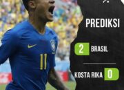 Prediksi Brasil vs Kosta Rika 25 Juni 2024