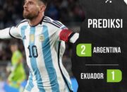 Prediksi Argentina vs Ekuador Senin 10 Juni 2024