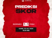 Prediksi Borneo vs PSM Piala Presiden 2024 25 Juli 2024
