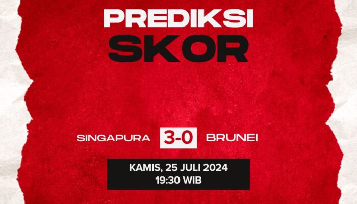 Prediksi Singapura vs Brunei AFF U19 2024 Kamis 25 Juli 2024