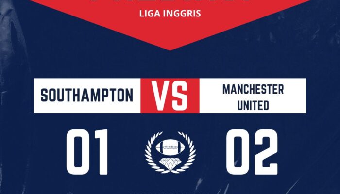 Prediksi Southampton vs Manchester United, Liga Primer Inggris Sabtu (14/9)