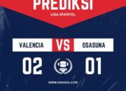 Prediksi Valencia vs Osasuna 25 September 2024: Head-to-Head, Lineup, dan Skor Akurat