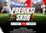 Prediksi Al-Ittihad vs Al-Qadsiah